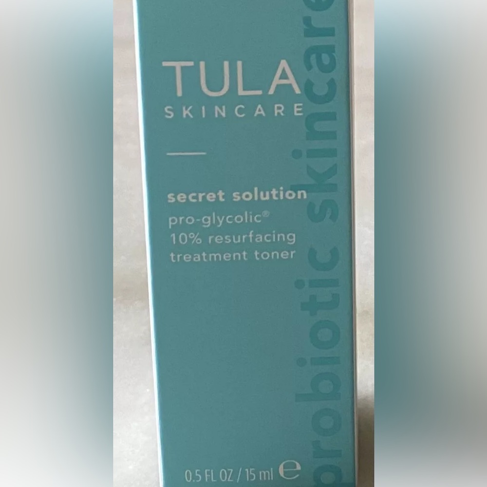 Tula Skincare Secret Solution Pro-Glycolic Toner-0.5 oz NIB🩵